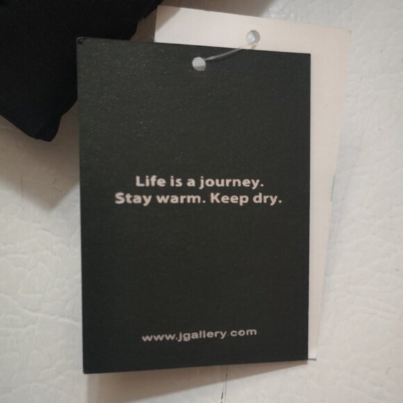 NWT Gallery NY Ladies Size Large Black Faux Fur Trimmed Removable Hood Parka - Picture 10 of 16